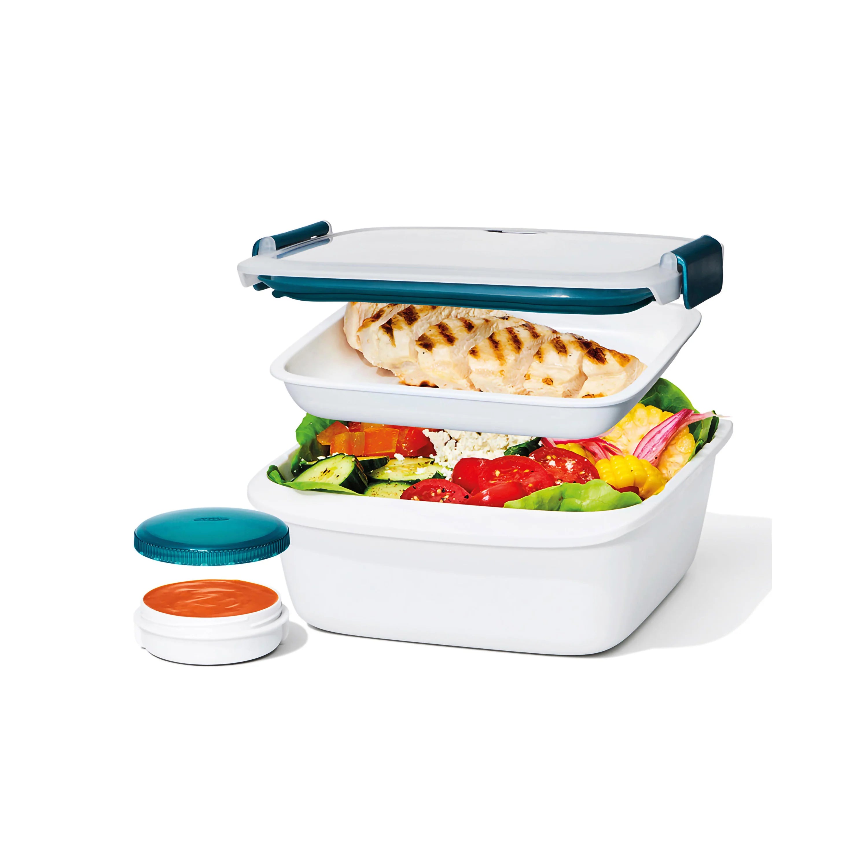 Contenitore per cibo 2 scomparti Prep & Go 1,5L